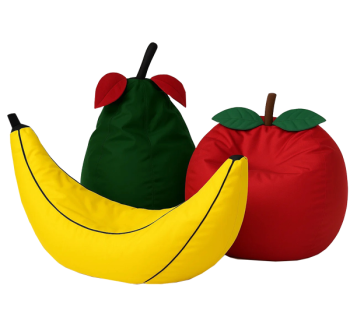 Набор кресел-мешков Фрукты KIDIGO